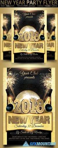 New Year Party Flyer 20773766