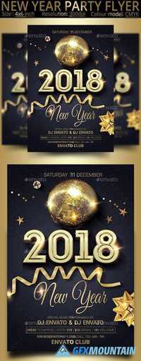 New Year Party Flyer 20772387