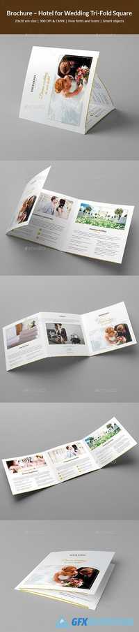 Brochure – Hotel for Wedding Tri-Fold Square 20775483