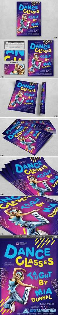 Dance Classes Flyer Template V3 1867496