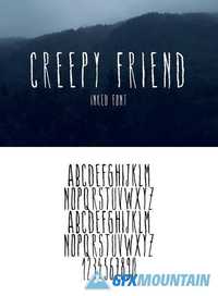 Creepy Friend Font 1871907