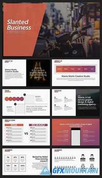 Slanted PowerPoint Template 1969516
