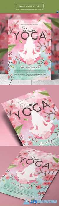 Women Yoga Flyer / Poster 20833438