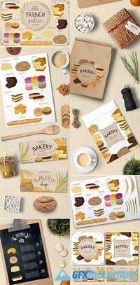 FRENCH PASTRIES VECTOR SET 1820579