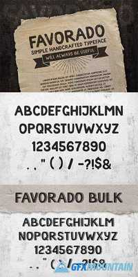 Favorado typeface 1950920