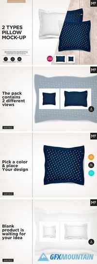 2 Types Pillow Mock-up 1904680