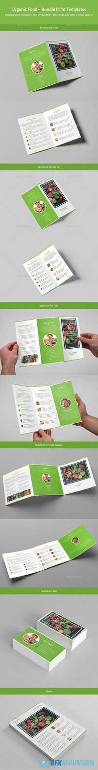 Organic Food – Bundle Print Templates 20801043
