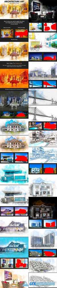 Architecture Art Photoshop Action 20889459