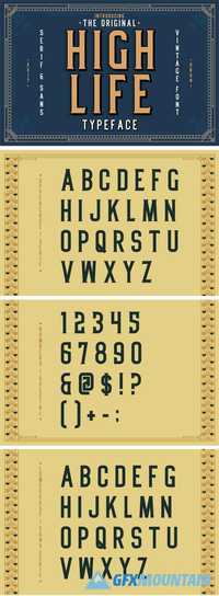 High Life Typeface 1972233