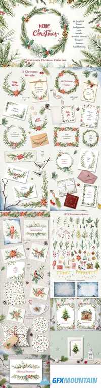 WATERCOLOR CHRISTMAS COLLECTION - 1988978