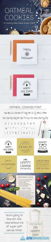 Oatmeal Cookies Font 1989804