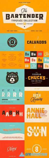 The Bartender Collection Font Family 
