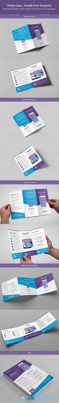 Mobile Apps – Bundle Print Templates 20597839