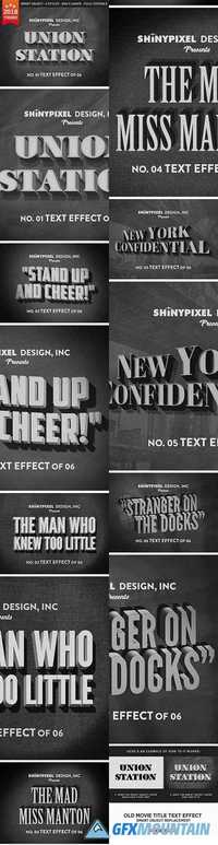 OLD MOVIE TITLE - TEXT EFFECT - 20961399