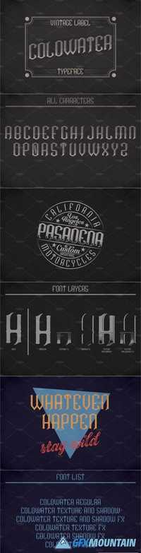 Coldwater Label Typeface 1440570