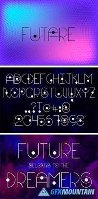 Futare - Futuristic & Minimal Font 2039590