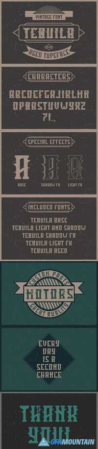 Tequila label font 1419613