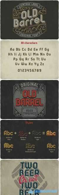 Old Barrel typeface 1894062