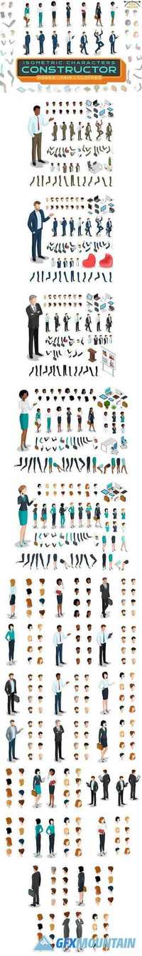 ISOMETRIC CHARACTERS CONSTRUCTOR KIT 2006789