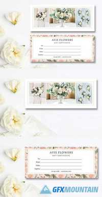Florist Gift Card Template 2036867