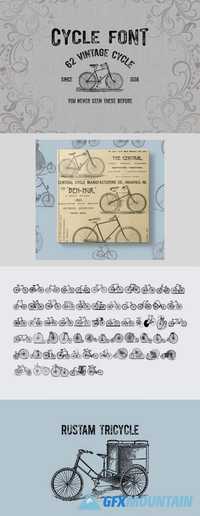 Cycle font 1420141
