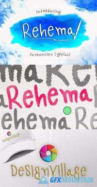 Rehema Handwritten typeface 2080692