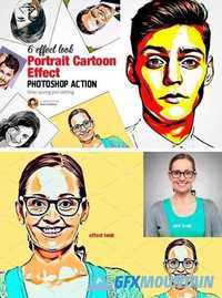 Portrait Cartoon Effect Action 2021990