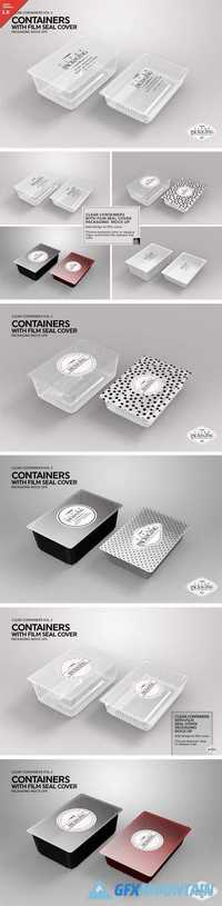 Clear Film Seal Container MockUp 2022766