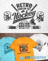 Retro Hockey Logos 2037907