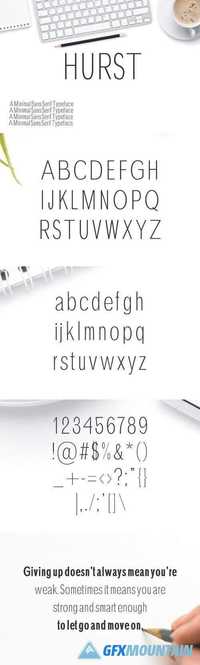 Hurst Sans Serif Typeface 1440360