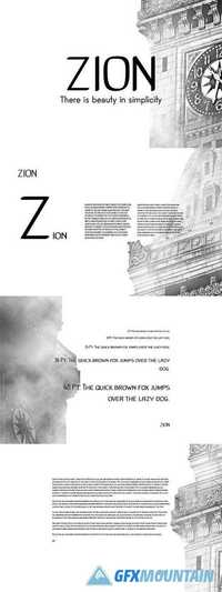 Zion Minimalist Font 2044516