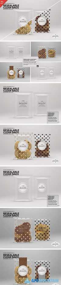 Clear Resealable Bags MockUp 2022770