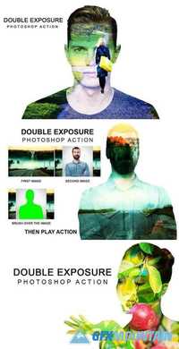 DOUBLE EXPOSURE PHOTOSHOP ACTION 2070513