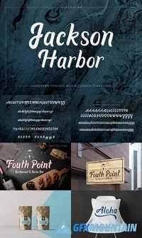 Jackson Harbor | Handdrawn Typeface 1465425