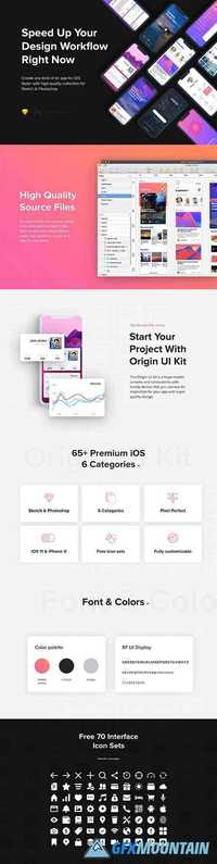 Origin Mobile UI Kit -  2148341