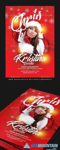 Christmas Party Flyer Template 21008328
