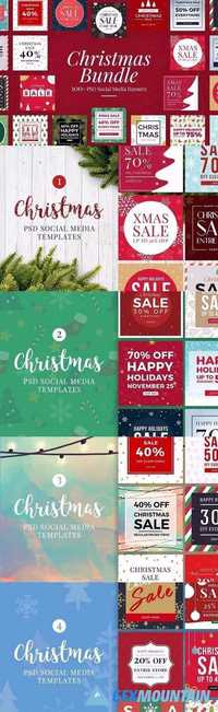 101 Christmas Social Media Banners 2074592