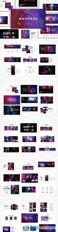 Madness Powerpoint Template 2066359