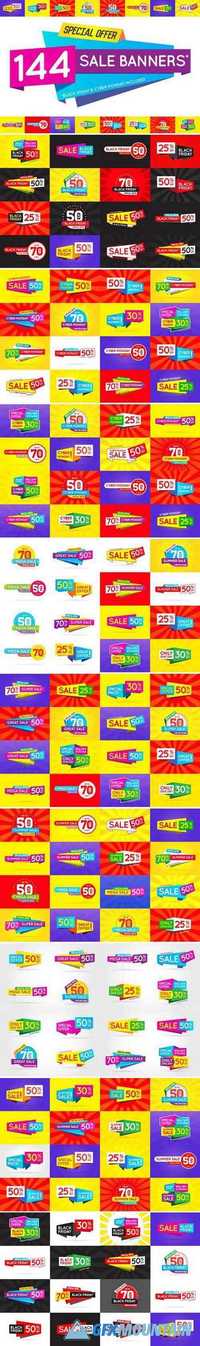 144 AWESOME SALE BANNERS (+BF & CM) 2063774