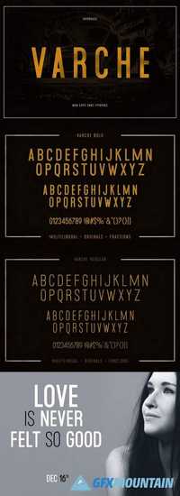 Varche Caps Typeface 2109501