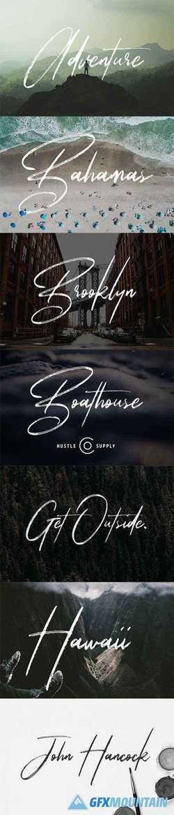 Boathouse – Brush Signature Script