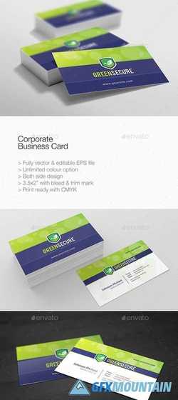 Corporate Simple Business Card 21070532