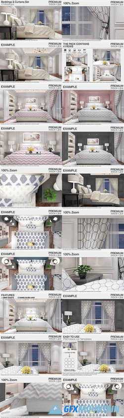 BEDDINGS & CURTAINS SET 2121892