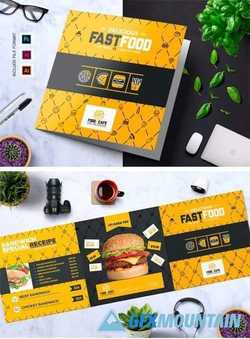 Fast Food Tri-Fold Brochure Template 2133600