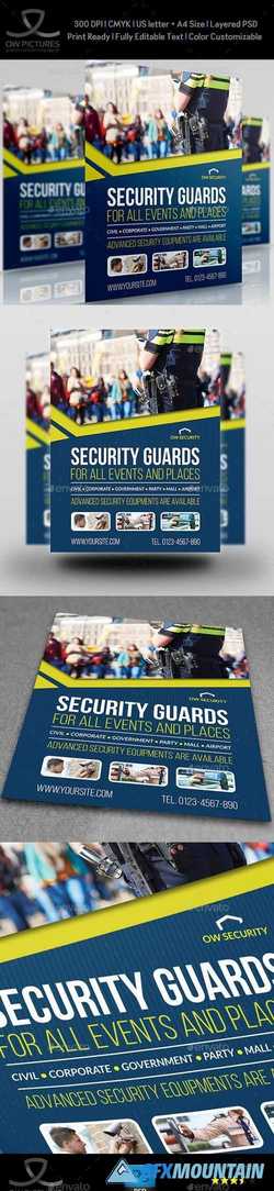 Security Guards Flyer Template 21263322