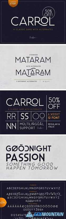 Carrol Sans (12 Fonts) 2181092