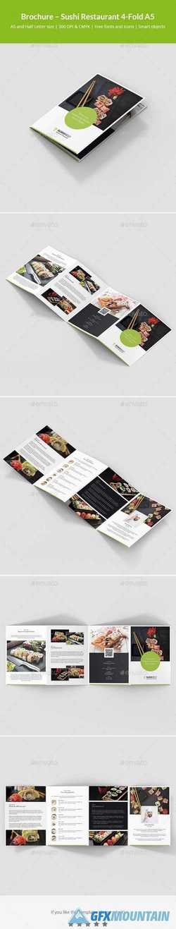Brochure – Sushi Restaurant 4-Fold A5 21304639