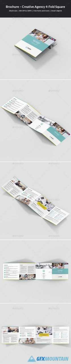 Brochure – Creative Agency 4-Fold Square 21317034