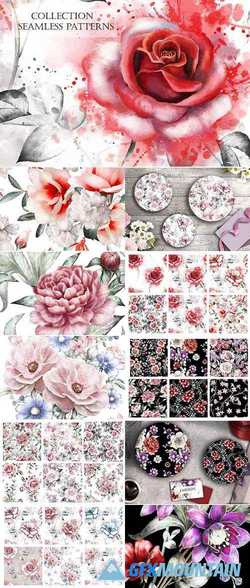 FLORAL SEAMLESS PATTERNS 2204708