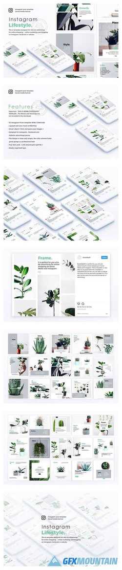 Lifestyle Instagram Posts Template   1999243